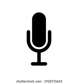 Icono de micrófono para proyectos de diseño gráfico