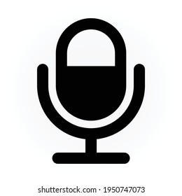 Icono de micrófono para proyectos de diseño gráfico