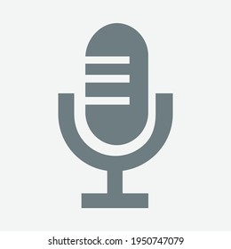 Microphone Icon for Graphic Design Projects
