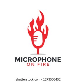 Microphone icon graphic design template illustration vector
