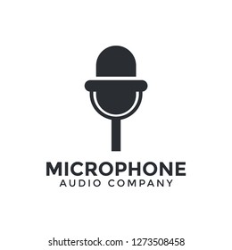 Microphone icon graphic design template illustration vector
