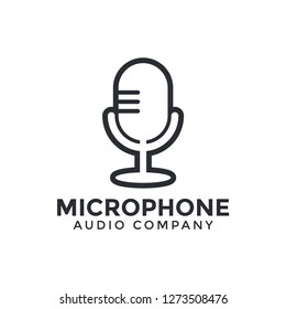Microphone icon graphic design template illustration vector