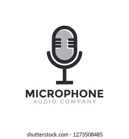 Microphone icon graphic design template illustration vector