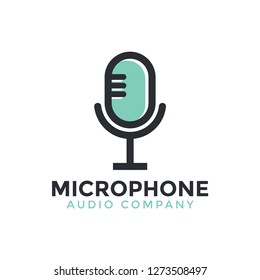 Microphone icon graphic design template illustration vector