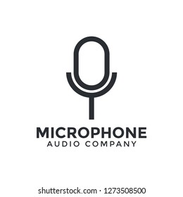 Microphone icon graphic design template illustration vector