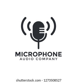 Microphone icon graphic design template illustration vector