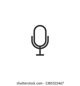 Microphone icon graphic design template vector illustration