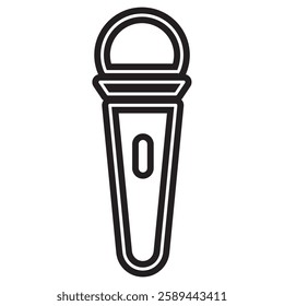 microphone icon illustration. 10 EPS