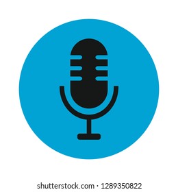 microphone icon illustration