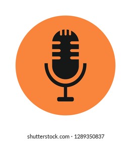 microphone icon illustration