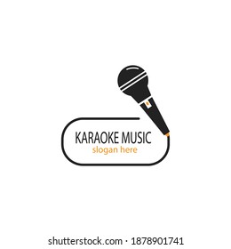Microphone icon illustration color design vector