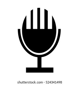 Microphone icon illustration design