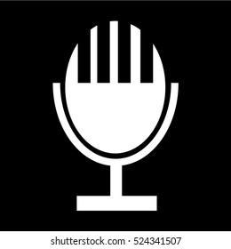 Microphone icon illustration design