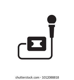 microphone icon illustration isolated vector sign symbol
