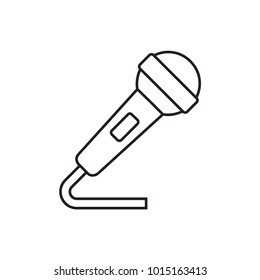 microphone icon illustration isolated vector sign symbol