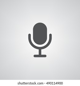 Microphone icon illustration isolated vector sign symbol