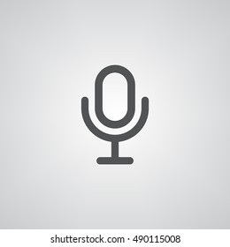 Microphone icon illustration isolated vector sign symbol