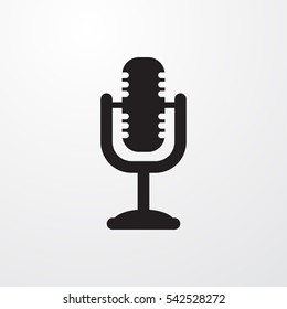 microphone icon illustration isolated vector sign symbol