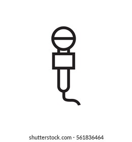 microphone icon illustration isolated vector sign symbol