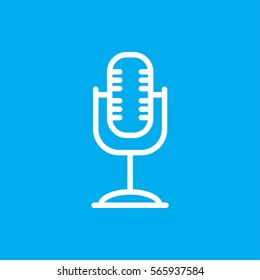 microphone icon illustration isolated vector sign symbol