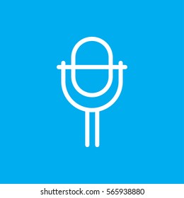 microphone icon illustration isolated vector sign symbol