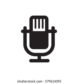 microphone icon illustration isolated vector sign symbol