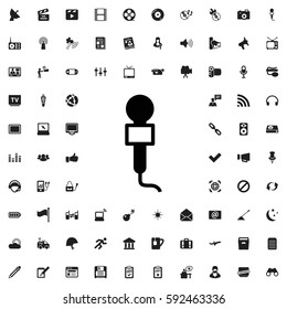 microphone icon illustration isolated vector sign symbol Media icons vector set.