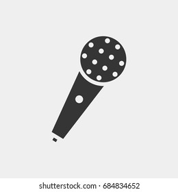 Microphone  icon illustration isolated vector sign symbol