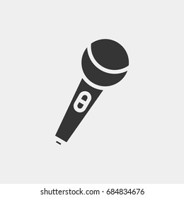 Microphone  icon illustration isolated vector sign symbol