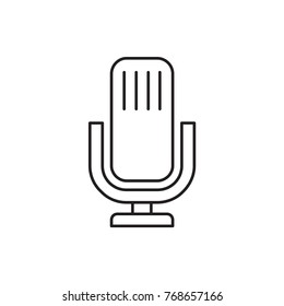 microphone icon illustration isolated vector sign symbol