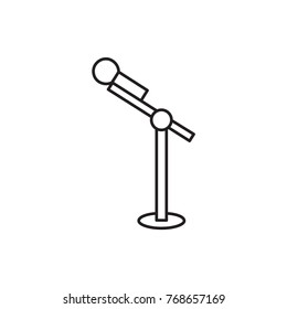 microphone icon illustration isolated vector sign symbol