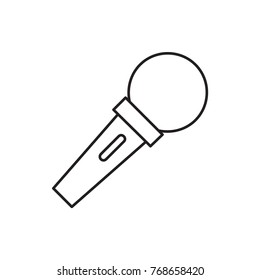 microphone icon illustration isolated vector sign symbol