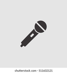 microphone icon illustration vector sign 