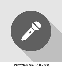 microphone icon illustration vector sign 