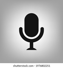 Microphone icon for the interface of applications, games.