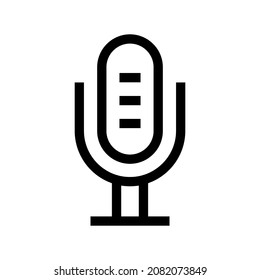 Microphone icon isolated on white background