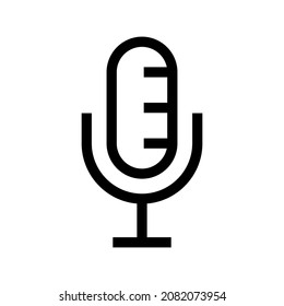 Microphone icon isolated on white background