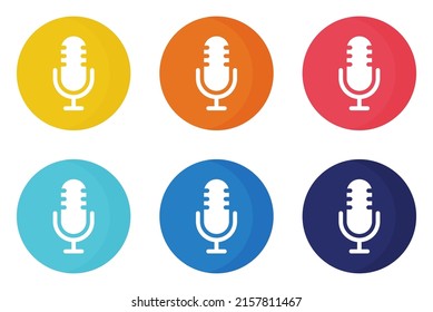 microphone icon isolated on white background