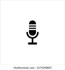 Microphone Icon isolated on white background