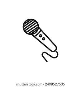 microphone icon isolated on white background