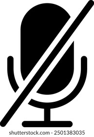 El icono del micrófono aislado en el fondo blanco