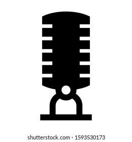 microphone icon isolated sign symbol vector illustration - high quality black style vector icons
