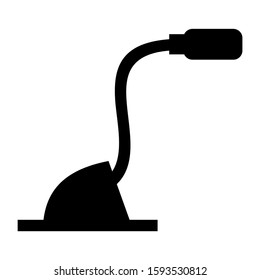 microphone icon isolated sign symbol vector illustration - high quality black style vector icons

