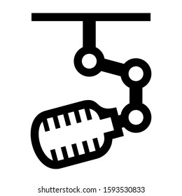 microphone icon isolated sign symbol vector illustration - high quality black style vector icons
