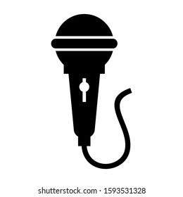 microphone icon isolated sign symbol vector illustration - high quality black style vector icons
