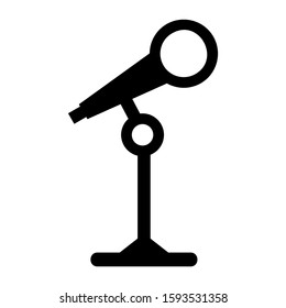 microphone icon isolated sign symbol vector illustration - high quality black style vector icons
