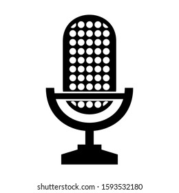 microphone icon isolated sign symbol vector illustration - high quality black style vector icons
