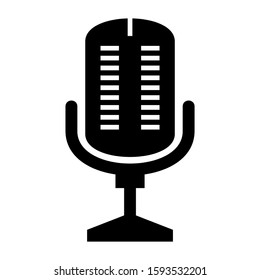 microphone icon isolated sign symbol vector illustration - high quality black style vector icons
