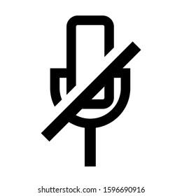 microphone icon isolated sign symbol vector illustration - high quality black style vector icons
