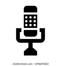 microphone icon isolated sign symbol vector illustration - high quality black style vector icons
